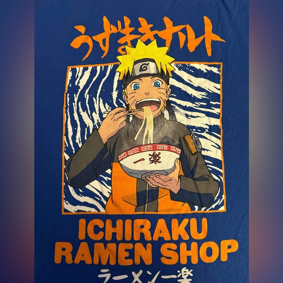 Naruto Eating Ramen Tee. - Picture 3 of 3